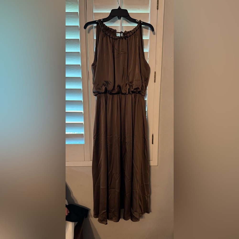 NWT Million Colors Elegant Brown Dress